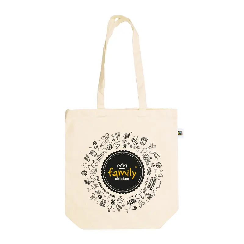 Sac Fairtrade en coton personnalisé et durable