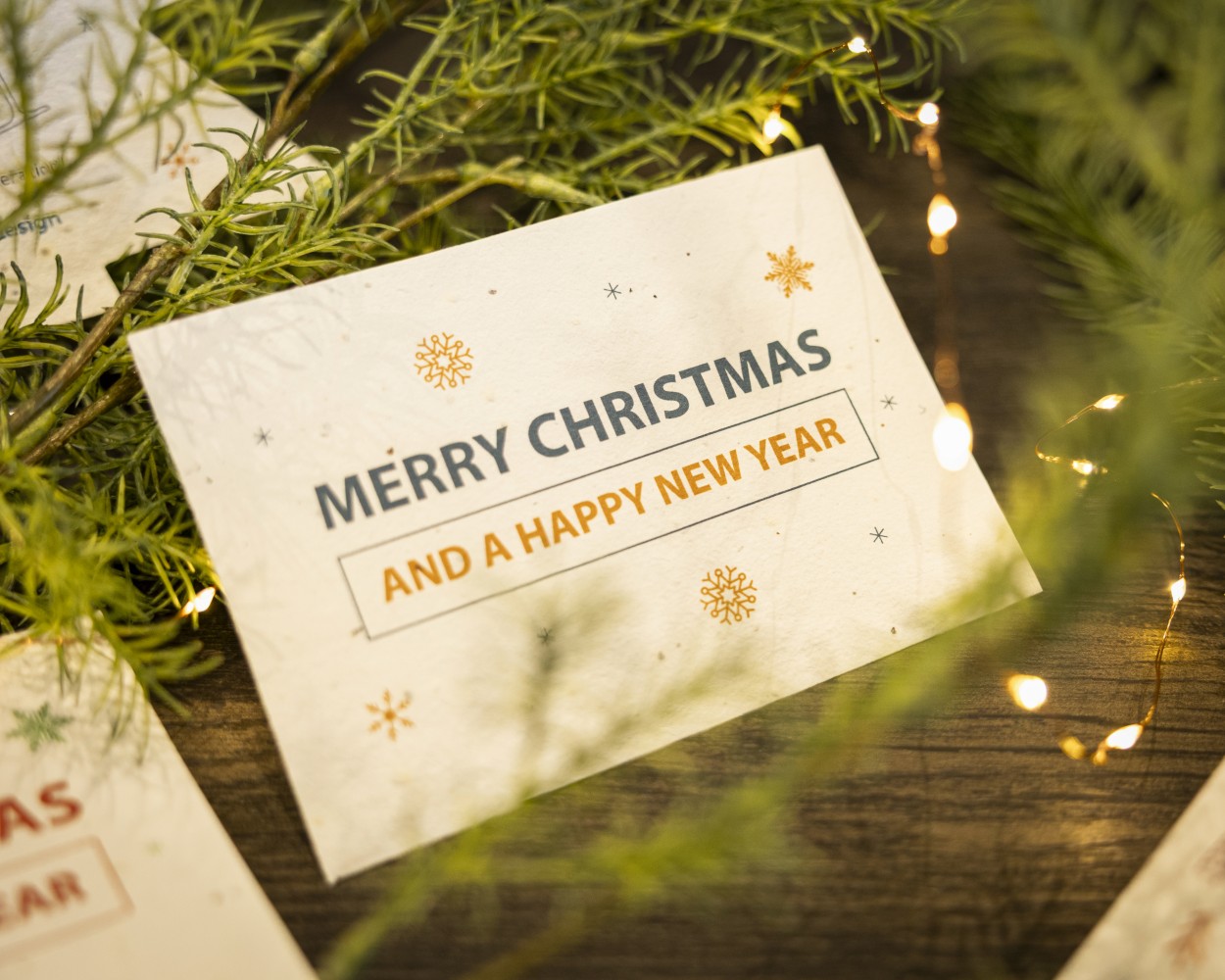 Cartes de Noël personnalisées