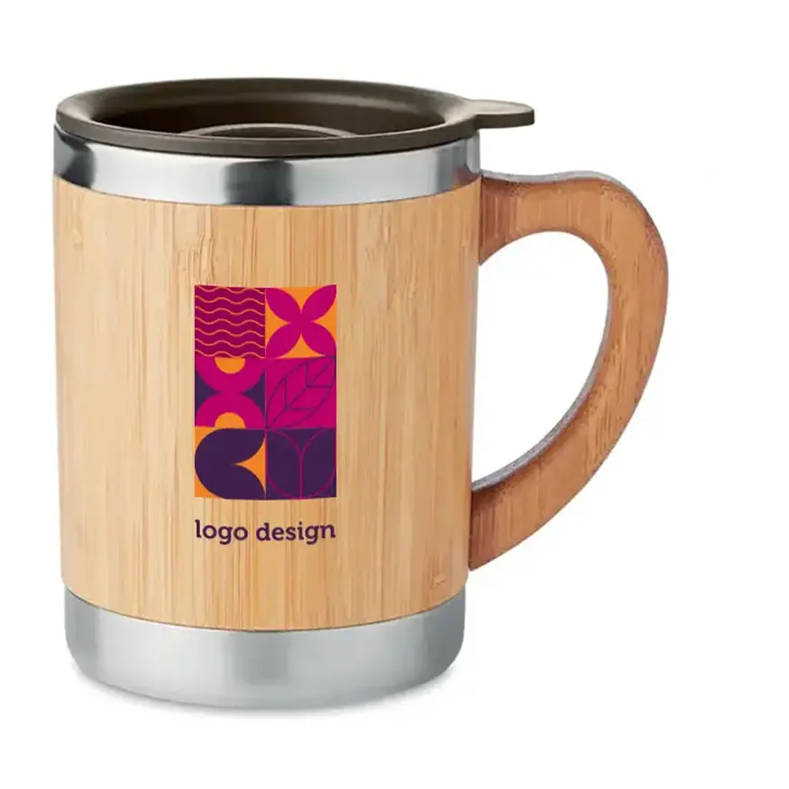 Gobelet en bambou personnalisé