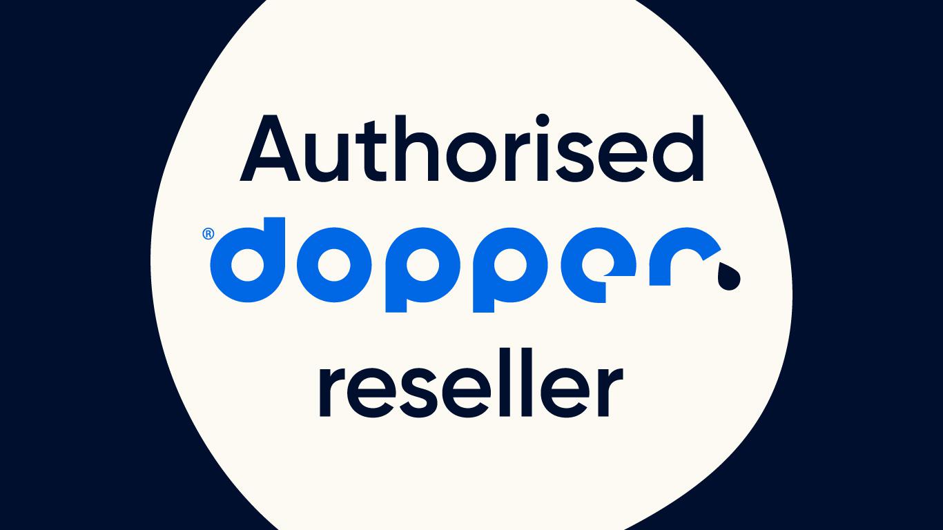 Logo Dopper Revendeur Agréé pour gourdes personnalisées