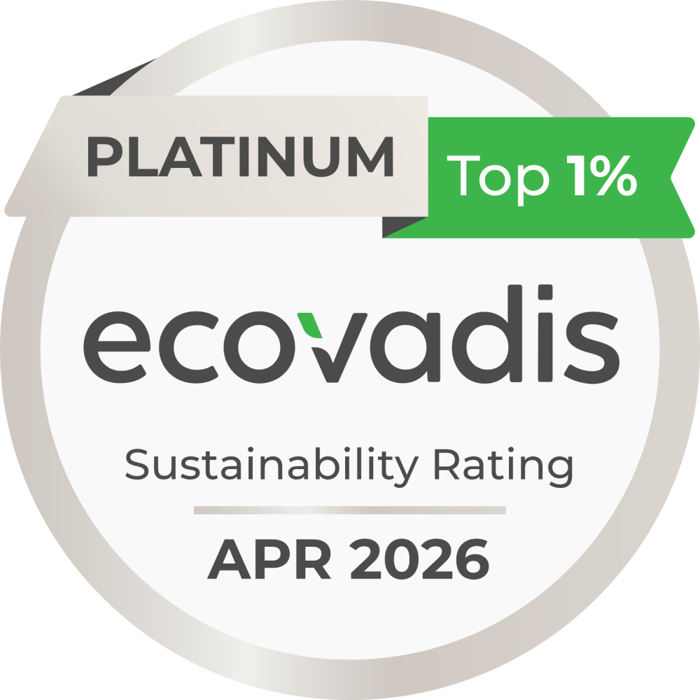 Logo EcoVadis zilver medaille