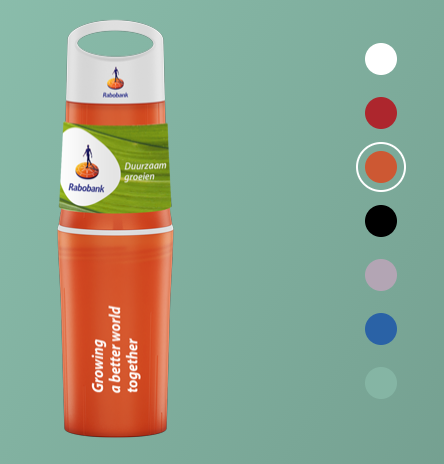 BE O bottle gourde durable en plastique biosourcé