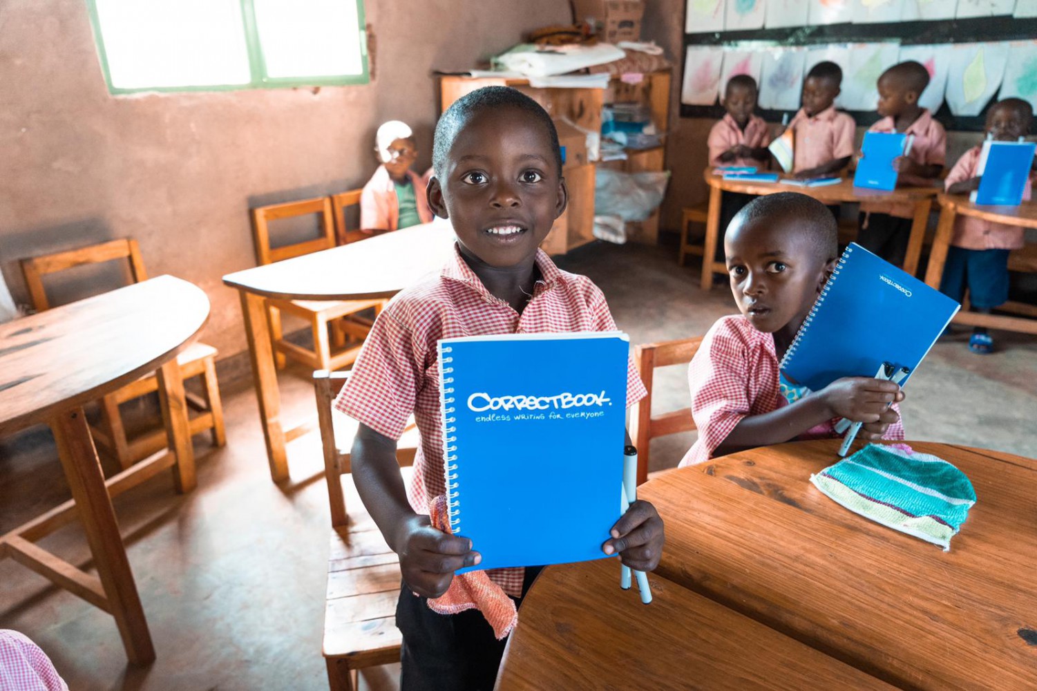 Enfant avec Correctbook