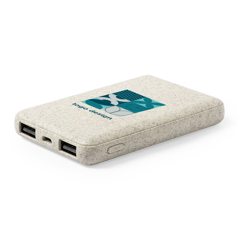 Powerbank en paille de seigle