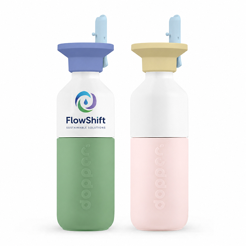 Dopper Steel 350 ml avec Flip Straw