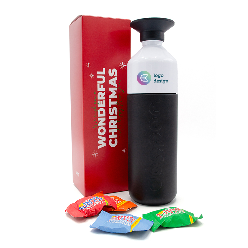 Coffret cadeau Dopper Steel 800 ml | Noël