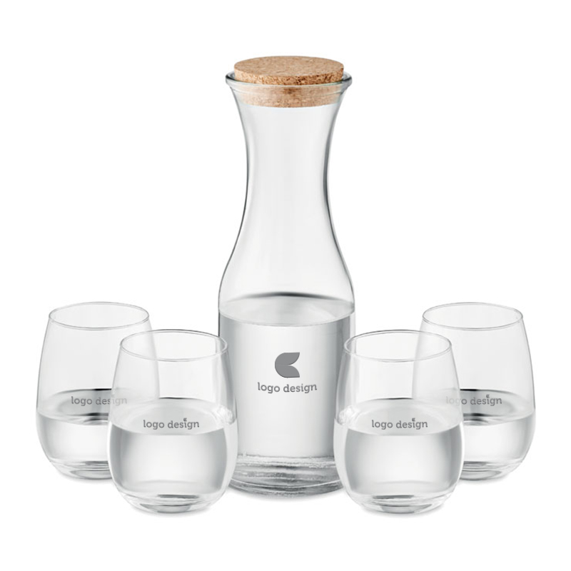 Set de boissons en verre recyclé