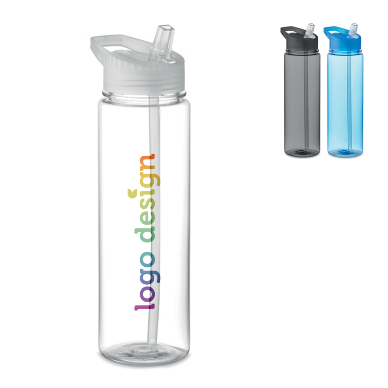 Bouteille avec embout pliable