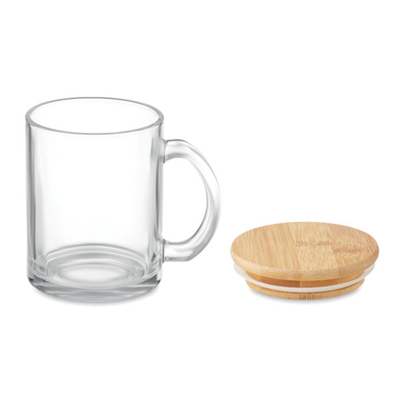 Tasse avec couvercle en bambou - image 2