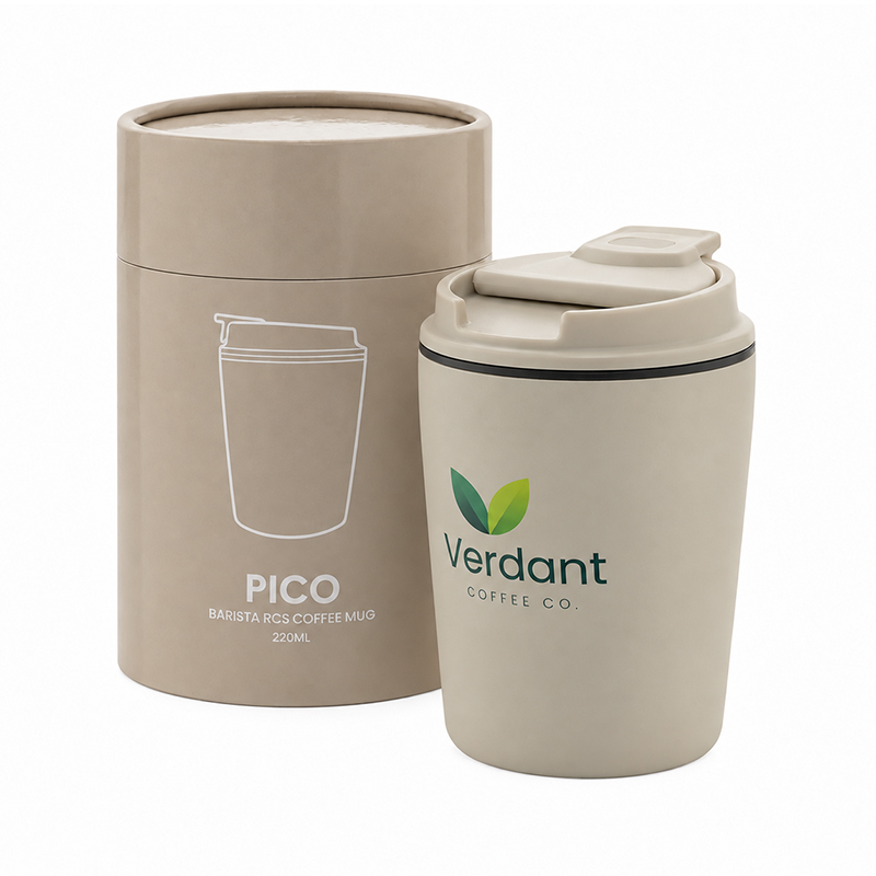 Tasse à café dans un étui cadeau