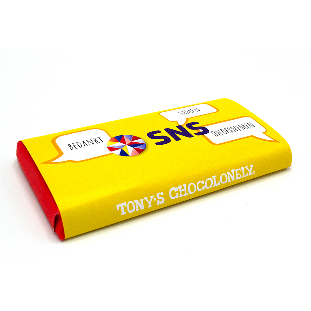 Tony's Chocolonely (180 gr.) emballage personnalisé