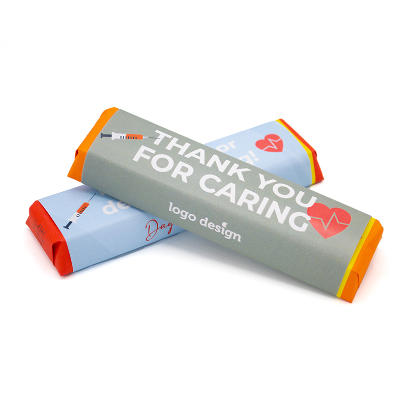 Tony’s Chocolonely (50 g) emballage personnalisé | Journée des Soignants