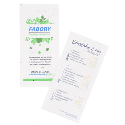 Papier ensemencé format DIN long | 200 g/m² - image 2