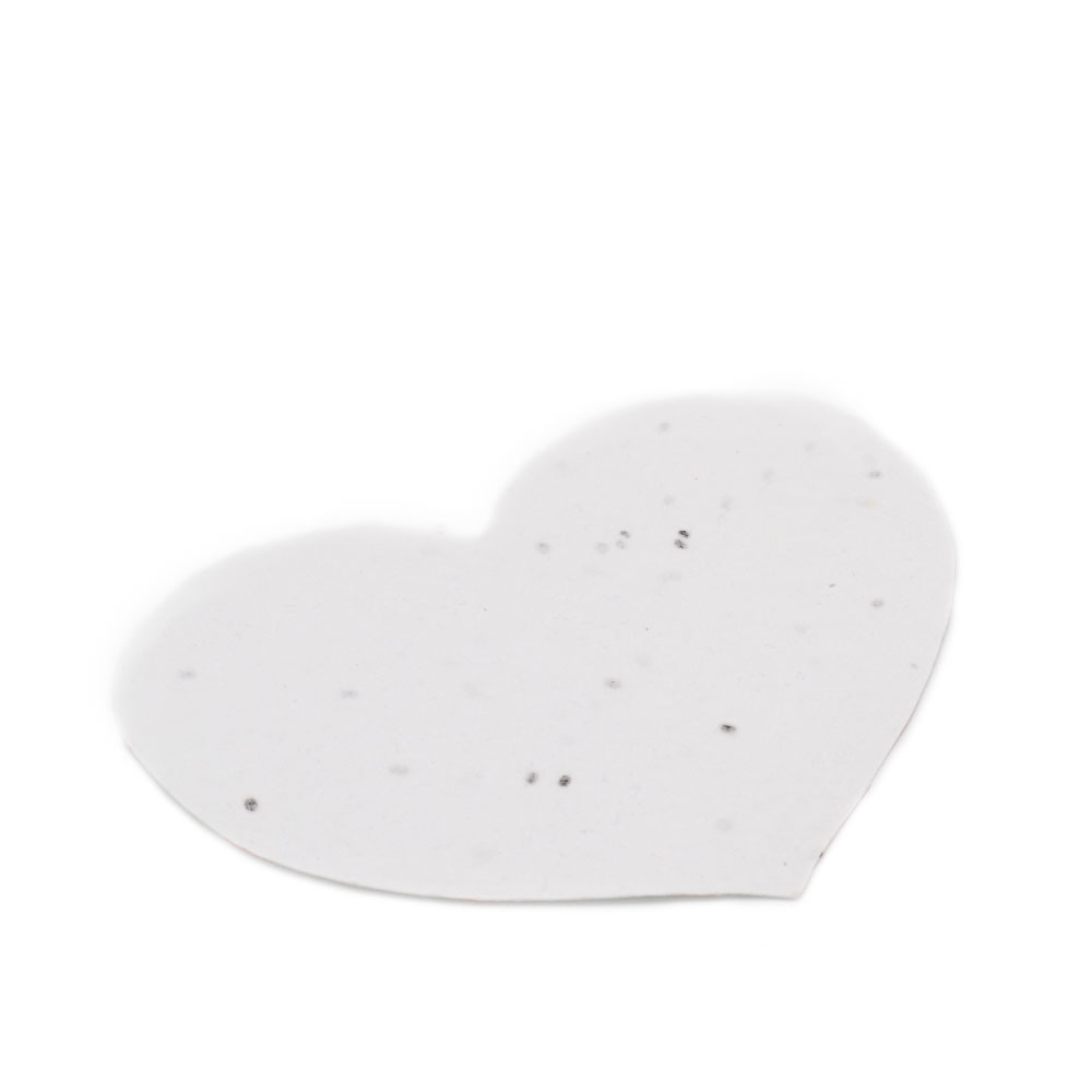 Papier ensemencé forme cœur A6 - image 2