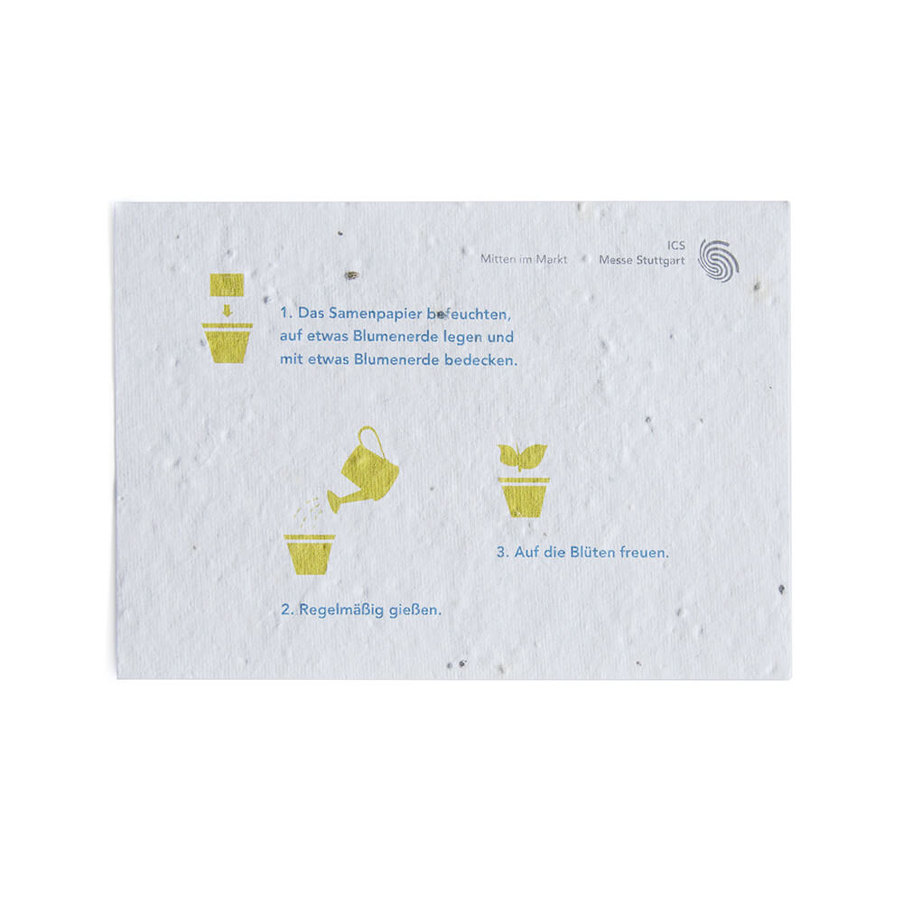 Cartes de visite en papier ensemencé - image 3