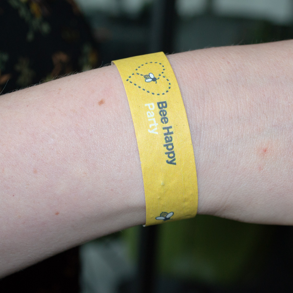 Bracelet de festival en papier ensemencé | 200 gr./m2 - image 2
