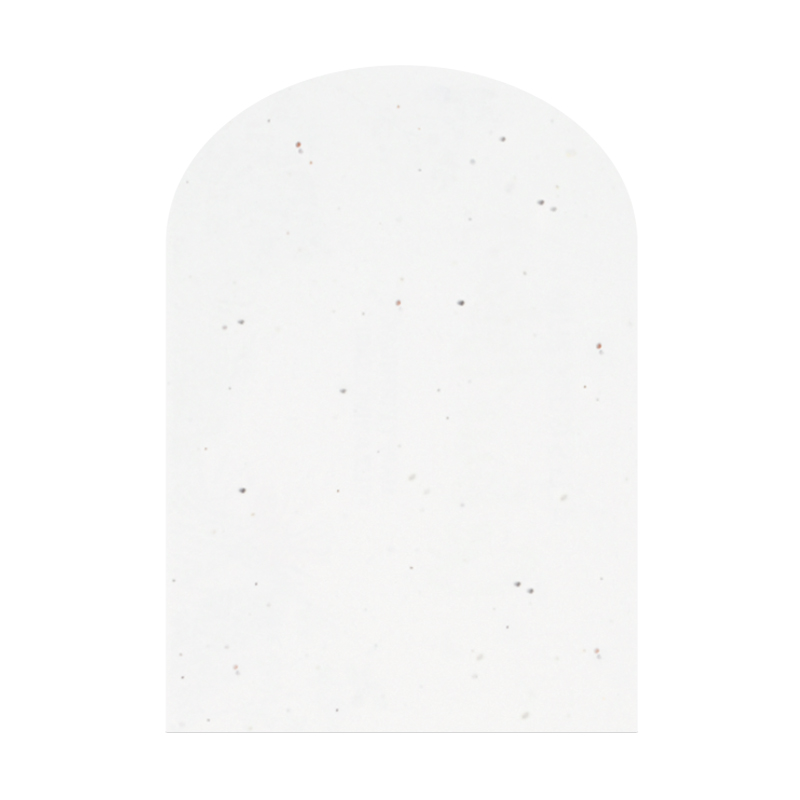 Carte en papier ensemencé demi-rond | Noël - image 2