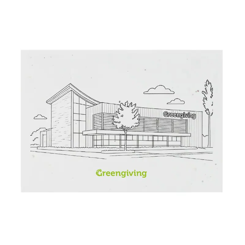 Feuille à colorier en papier ensemencé