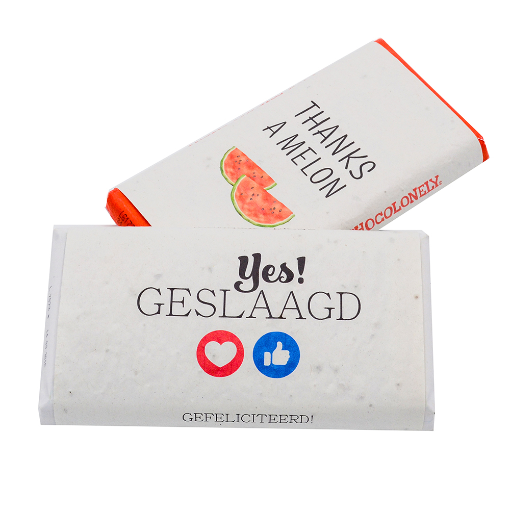 Tony's Chocolonely (180 g) avec emballage en papier ensemencé