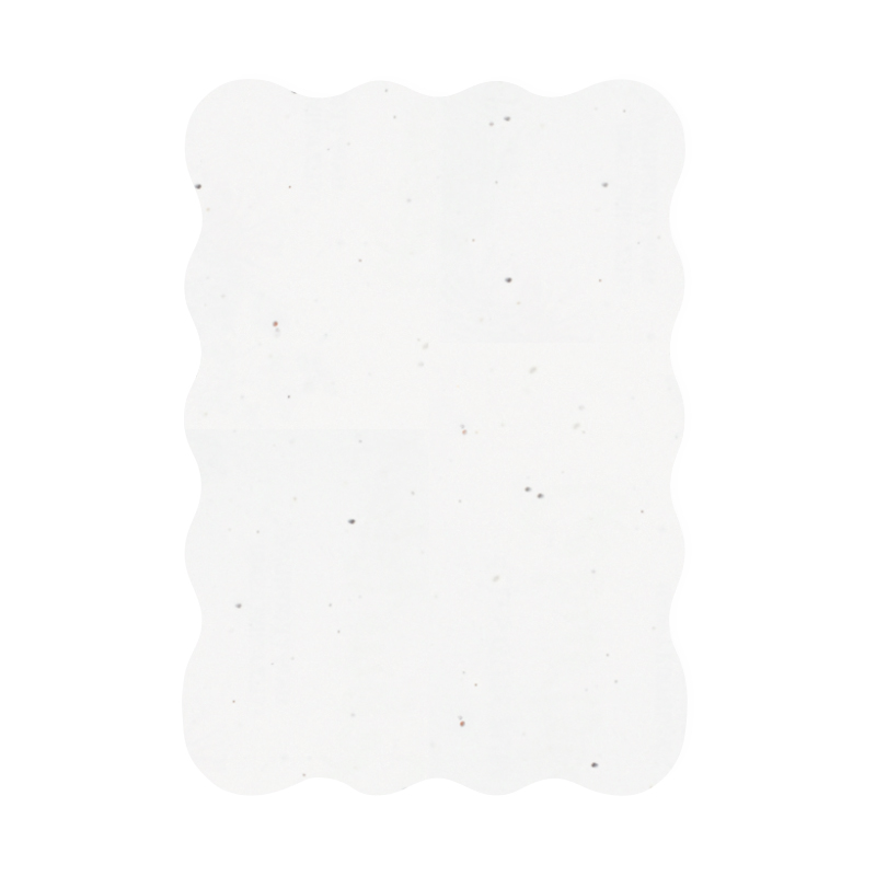 Papier ensemencé A5 ondulé | 200 gr./m2 - image 2