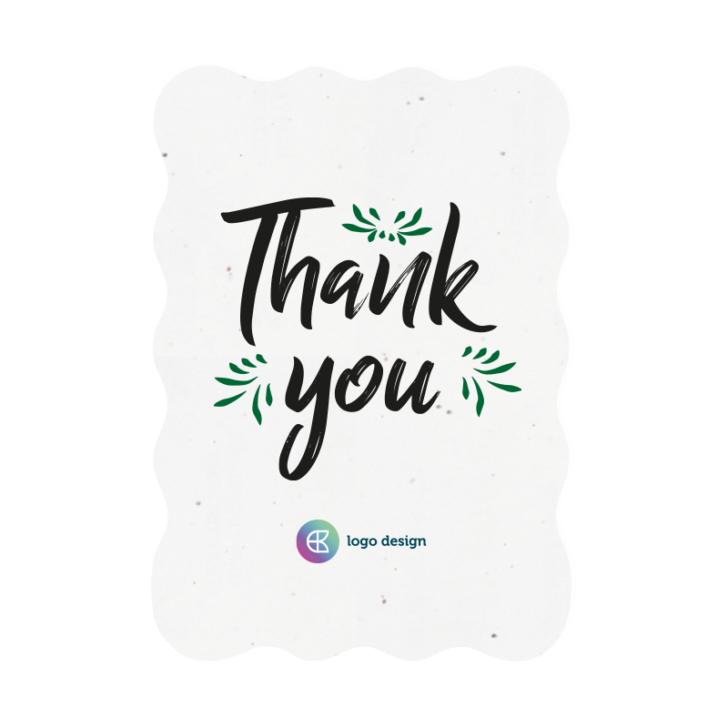 Papier ensemencé A5 bord ondulé | 200 gr./m2