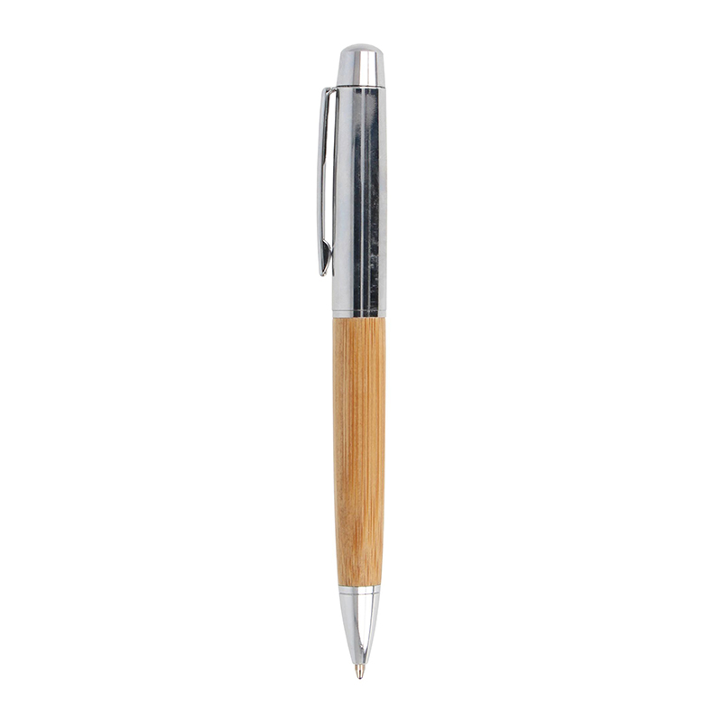 Stylo en bambou dans un étui - image 3