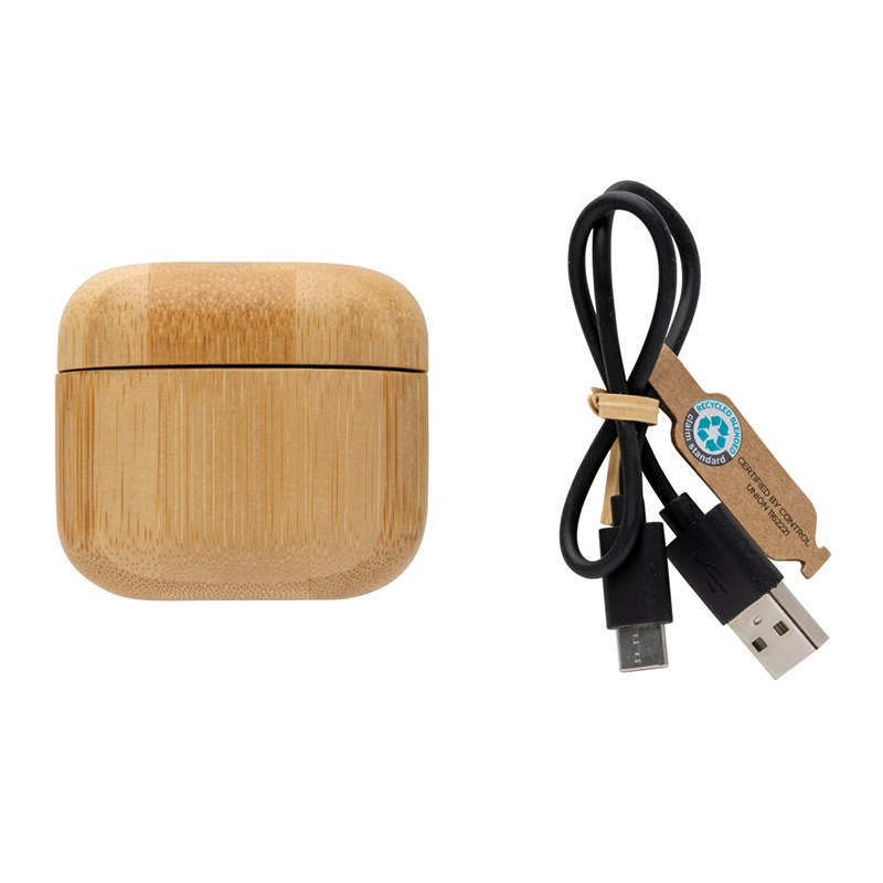 Écouteurs en bambou sans fil - image 5