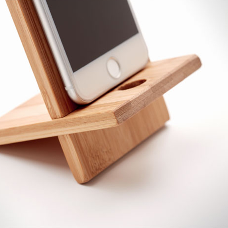 Support pour téléphone en bambou - image 3