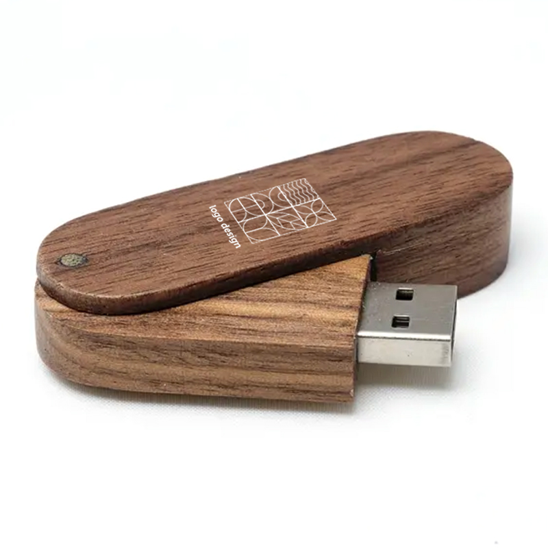 Clé USB en bois pliable