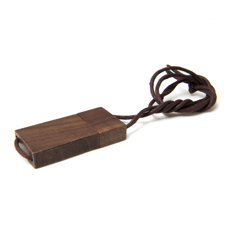 Clé USB en bois avec cordon - image 5
