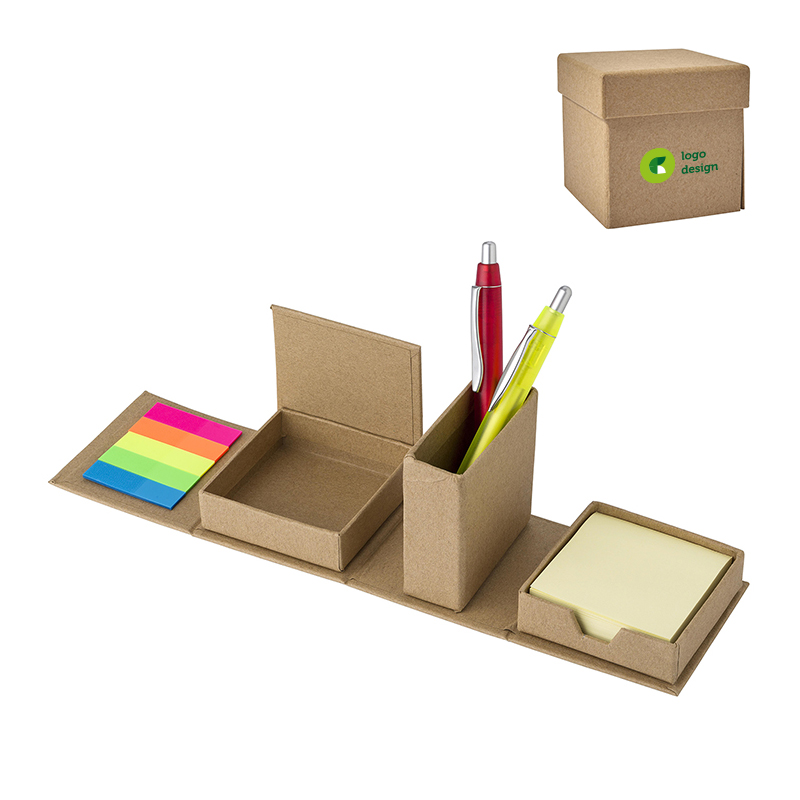Cube de mémos en carton