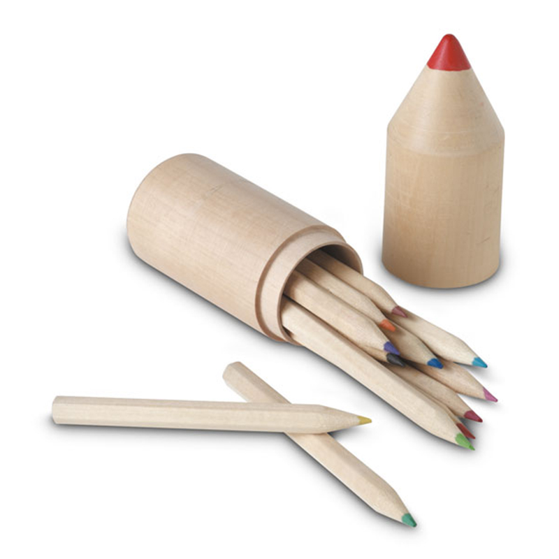 Crayons de couleur dans un tube - image 2
