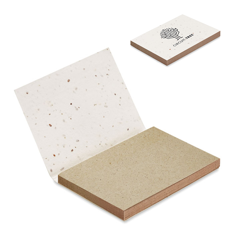 Bloc-notes en papier ensemencé