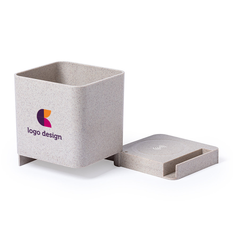 Porte-stylos en paille de blé