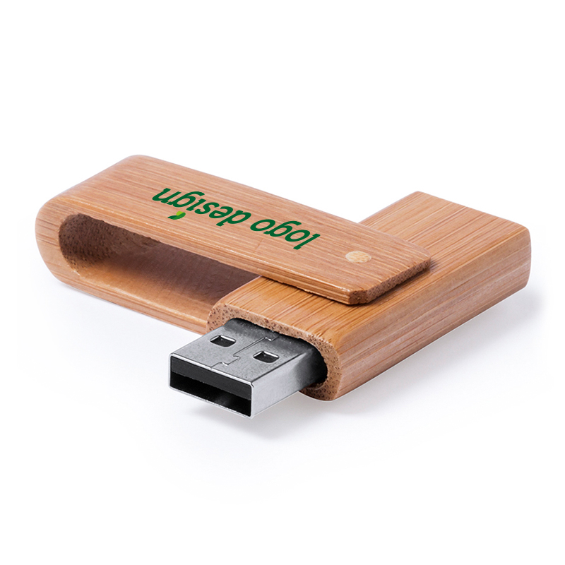 Clé USB en bois de bambou