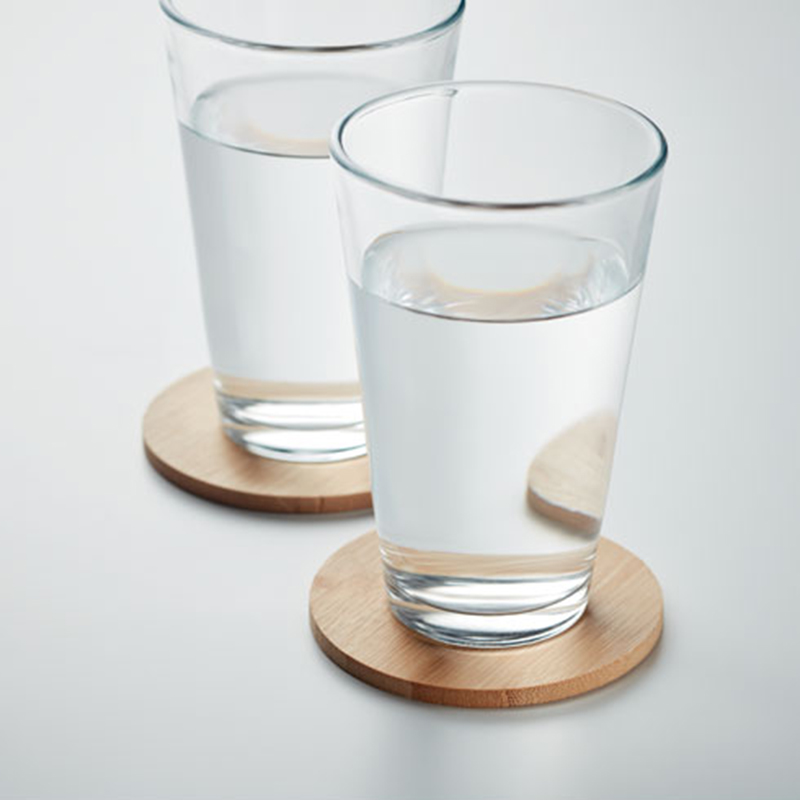 Set de dessous de verre en bambou - image 3