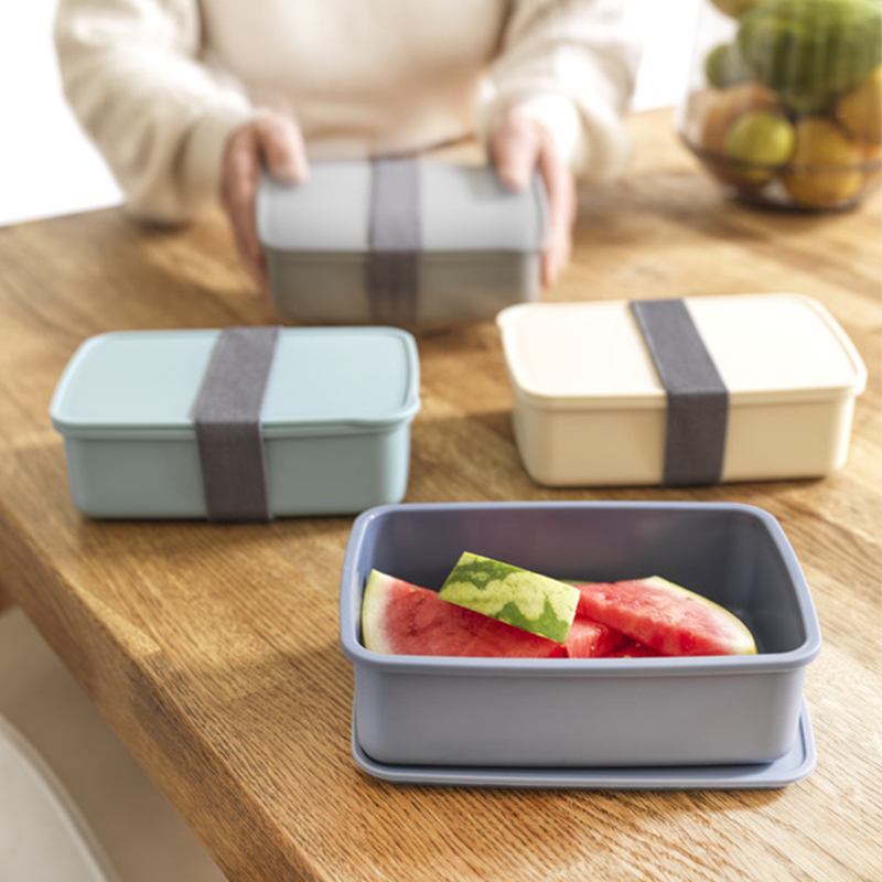 Boîte à déjeuner en plastique recyclé - image 3