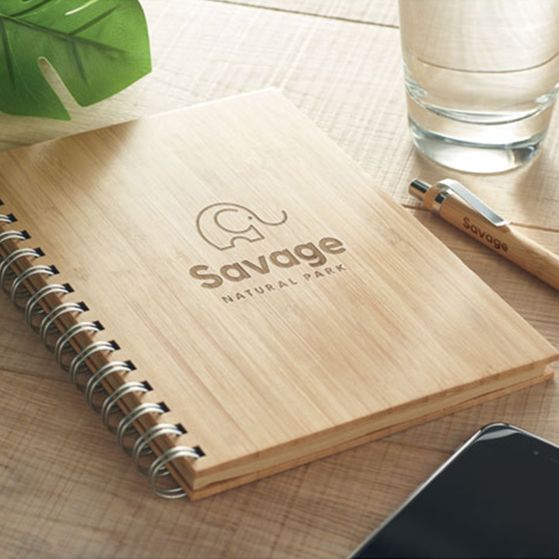 Carnet de notes en bambou A5 - image 4