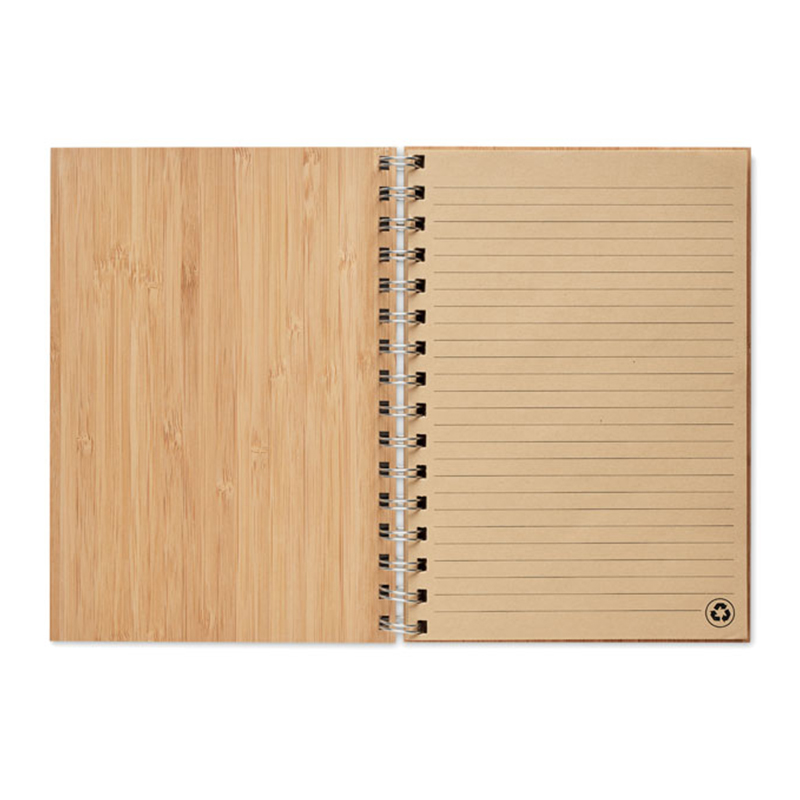 Carnet de notes en bambou A5 - image 2