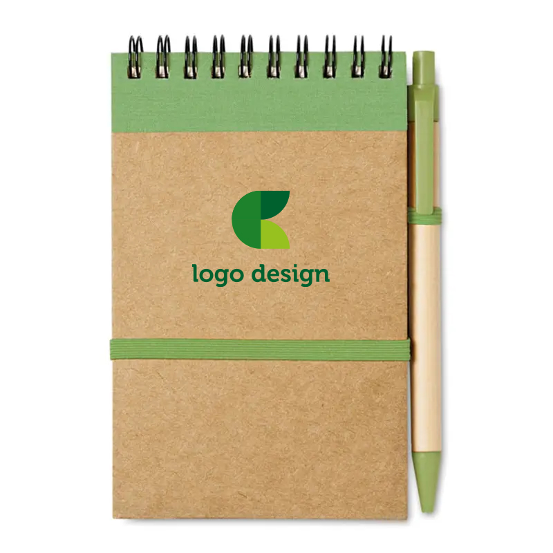 Carnet de notes éco avec stylo
