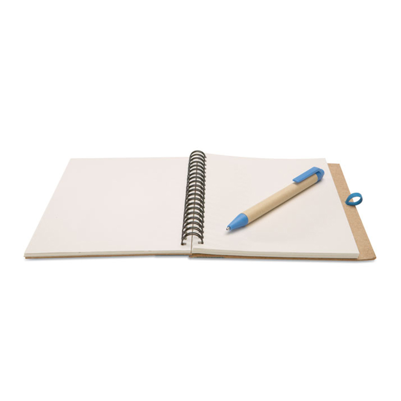 Carnet recyclé avec stylo-bille - image 2