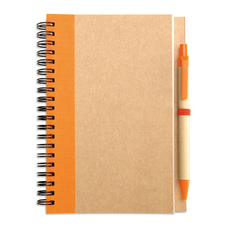 Carnet recyclé avec stylo-bille - image 4