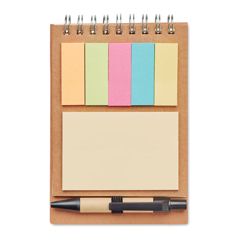 Carnet recyclé avec bloc-notes - image 2