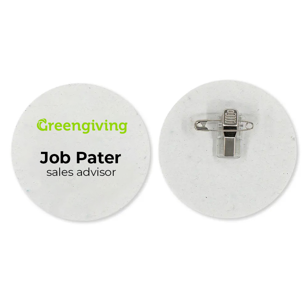 Badge en papier ensemencé - image 2