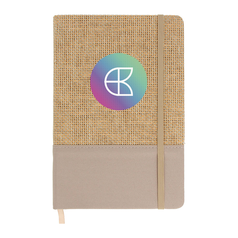 Carnet de notes en jute