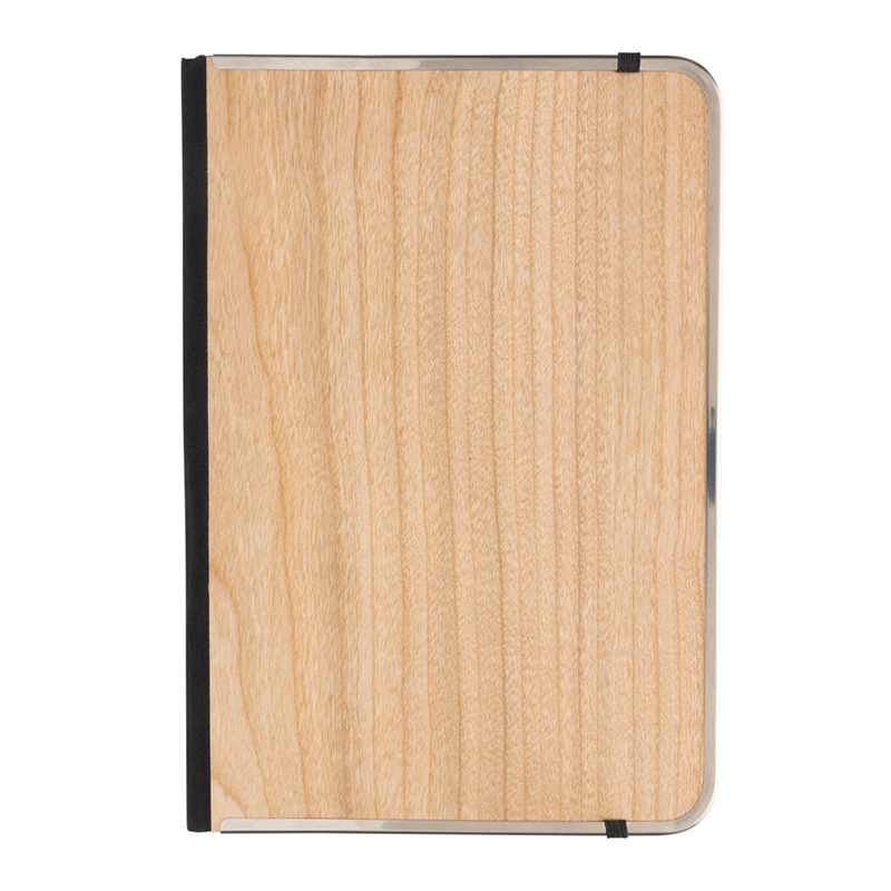 Carnet de notes A5 à couverture en bois - image 2
