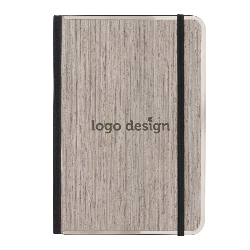 Carnet de notes A5 à couverture en bois