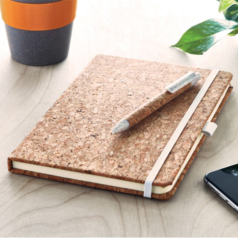 Cahier en liège avec stylo - image 3