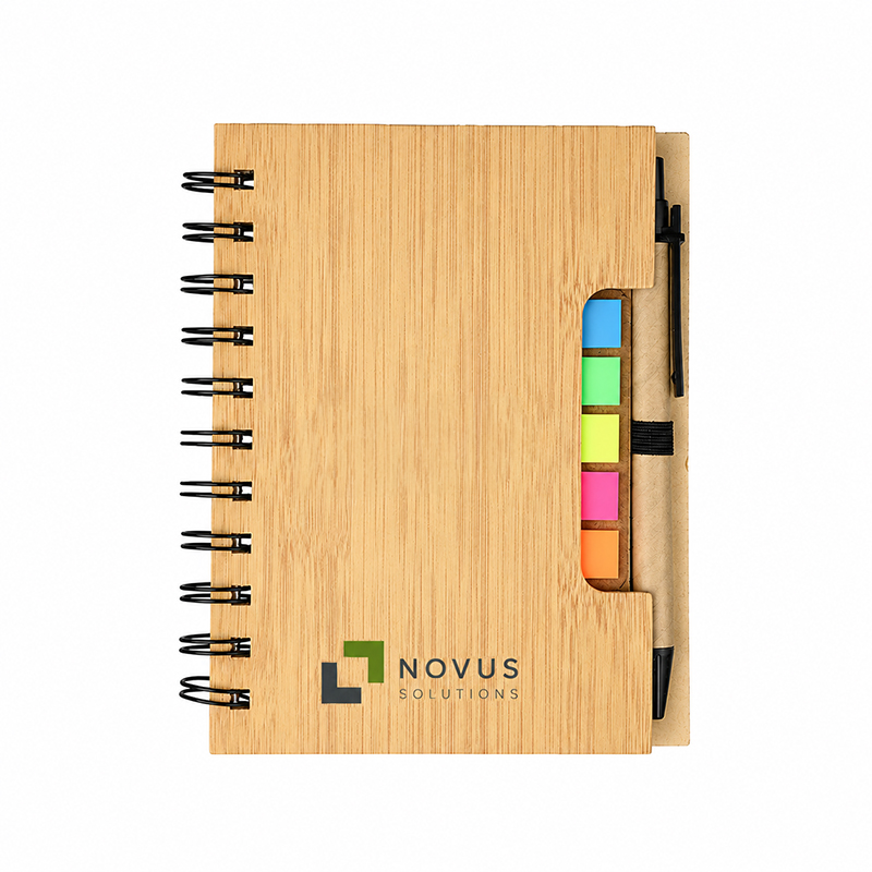 Carnet avec notes autocollantes
