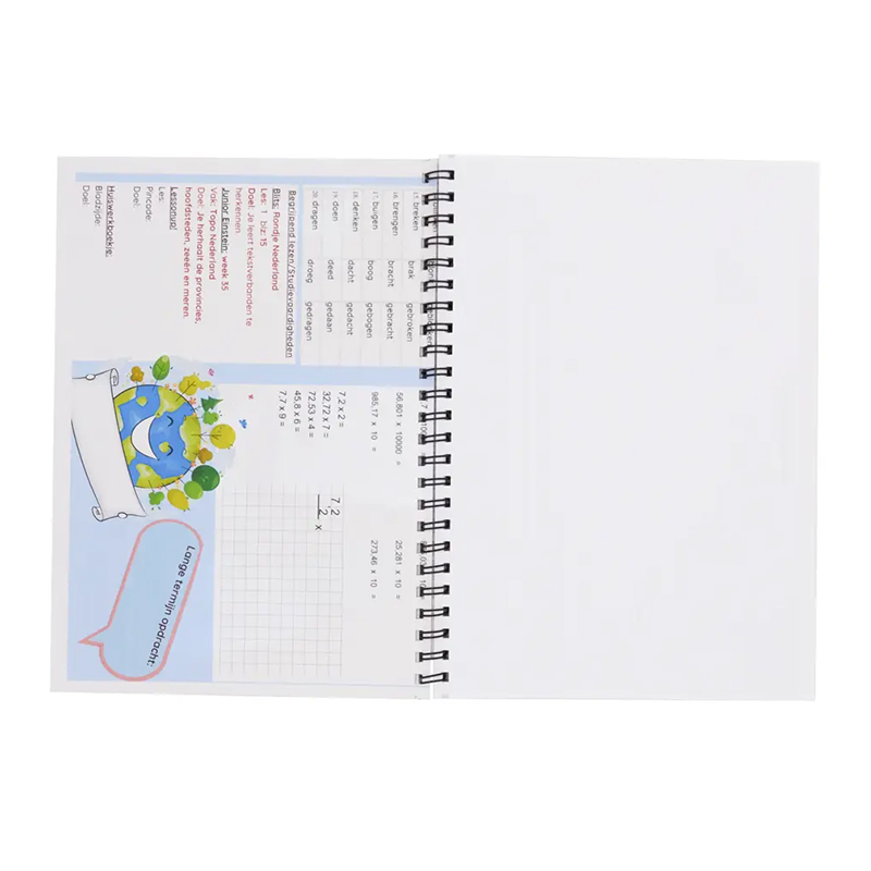 Carnet avec papier d’écolier - image 2